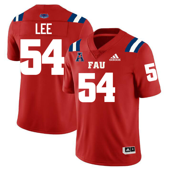 Robert Lee FAU Jersey,Florida Atlantic Owls Football Jersey,Uniforms,Gears-Red